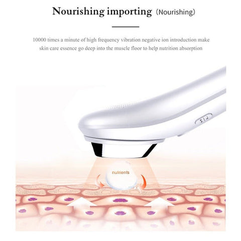 Electric Ultrasonic Facial Beauty Device